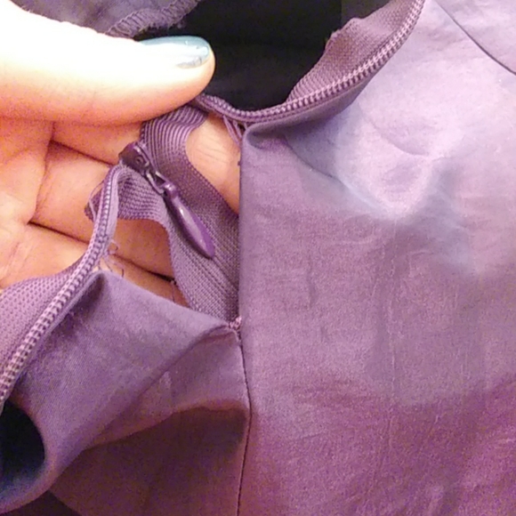 Laundry by Design purple flower applique dress 0 - Picture 8 of 8